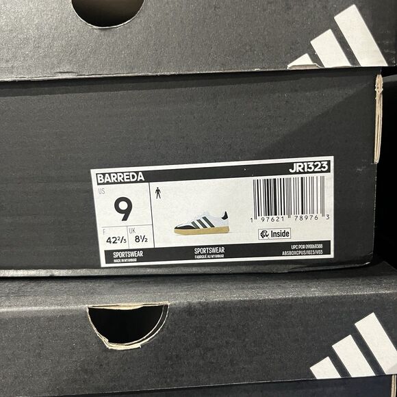 Adidas BARREDA Men's Shoe Size 9 New JR1323 - Picture 8 of 8